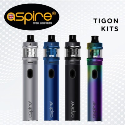 100% Authentic Aspire Tigon 1800mah built in battery Vape Kit /Tigon xl  glass | eBay UK