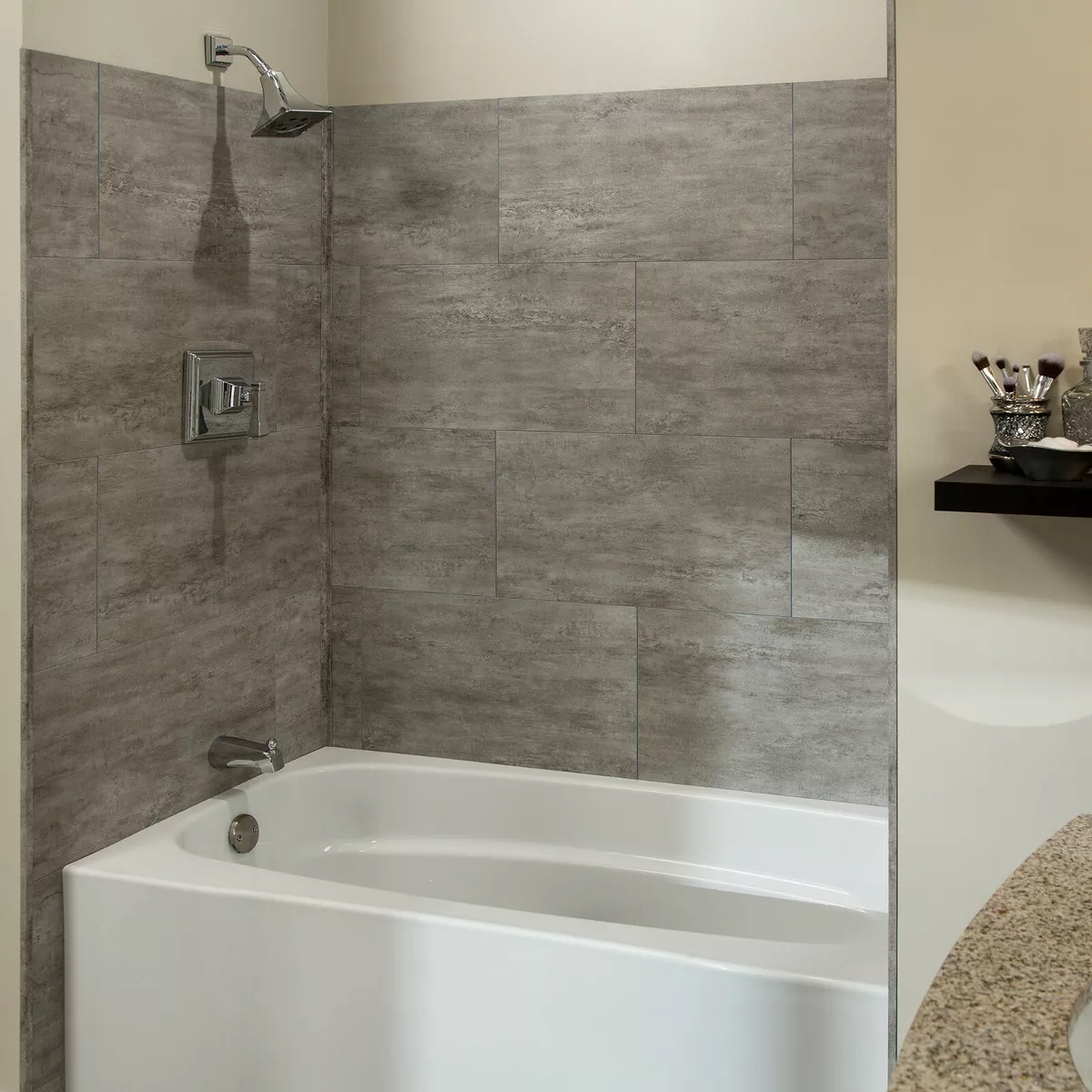 Palisade - Louvre Granite Tub and Shower Kit