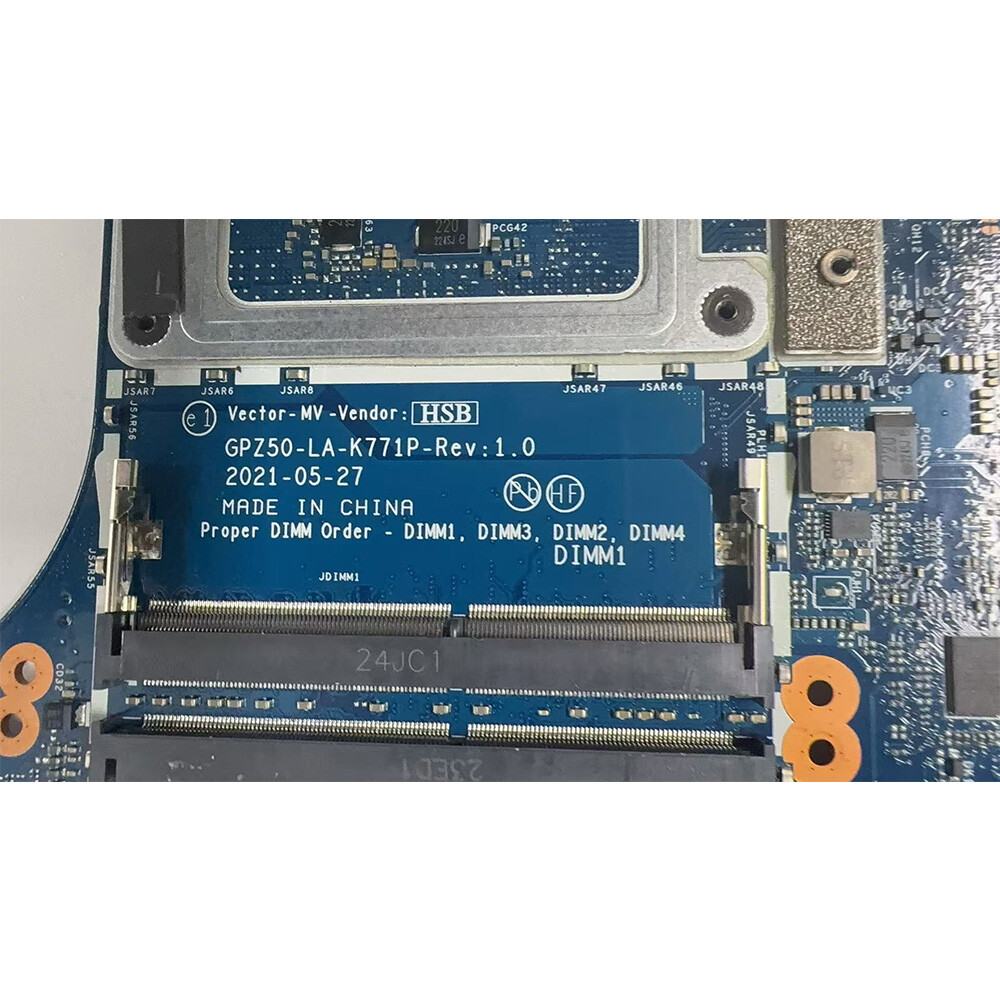 For HP ZBOOK FURY 15 G8 i7-11800H Laptop Motherboard LA-K771P