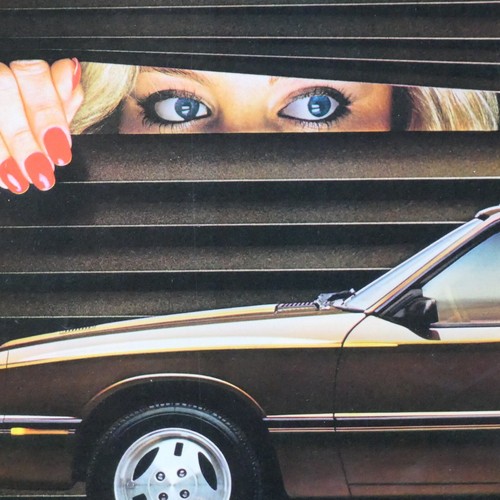 1982 Mercury Capri VTG The Great Escape Centerfold Original Print Ad 16 x 11" - Picture 9 of 9