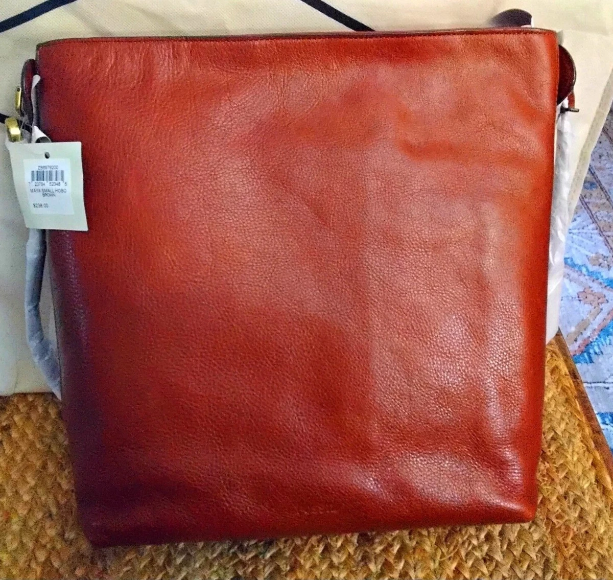 Fossil Maya Small Hobo Bag Brown NWT eBay