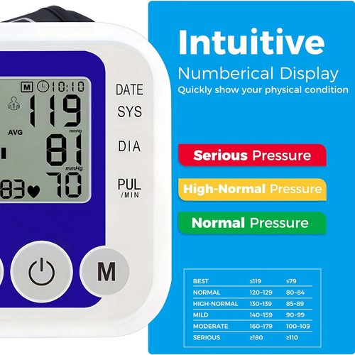 Digital Blood Pressure Automatic Monitor Upper Arm Cuff Blood Pressure Machine - Picture 13 of 15