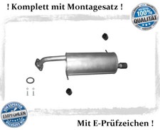 Endschalldämpfer Mazda 2 1.3 1.5 55-75KW Bj. 07-15 Auspuff Endtopf Montagesatz