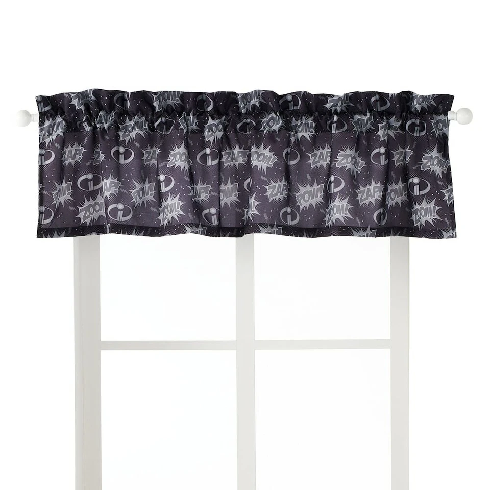 Los Increíbles 2 Disney Pixar Cenefa Cortina Superhéroe Dormitorio Ventana Decoración Foto 2 de 4