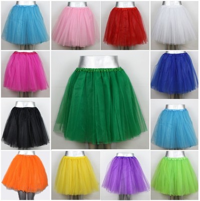 Tutu Tütü Tüllrock Ballettkleid Party Fasching Kostüm Rock  Petticoat