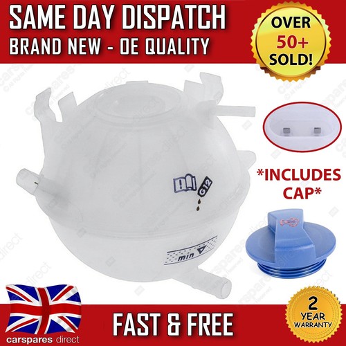 SKODA OCTAVIA MK2, SUPERB MK2, RAPID, YETI COOLANT EXPANSION TANK BOTTLE & CAP eBay