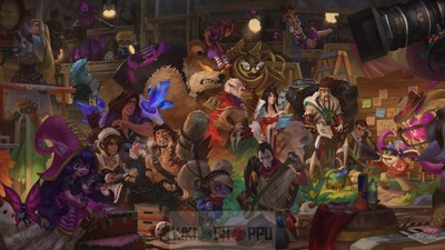 Poster 42x24 cm League Of Legends Jhin Poppy Lulu Draven Taric Rakan Annie 01