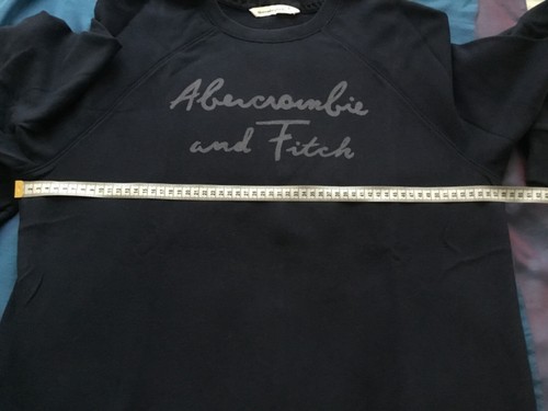 Women’s Abercrombie&Fitch Navy Sweatshirt Size L (Worn once) - Picture 4 of 10