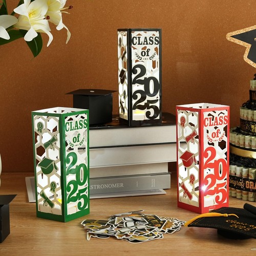 6 Pcs Light Up Graduation Centerpieces- Class of 2025 Graduation Decorations ... - Picture 5 of 7