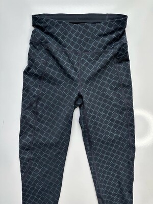 SWEATY BETTY Zero Gravity High Rise Athletic Leggings Hexagon Dk Gray / Size XS