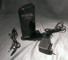 Plugable USB 3.0 Universal Laptop Docking Station Dual Monitor  UD-3900 w/ Power