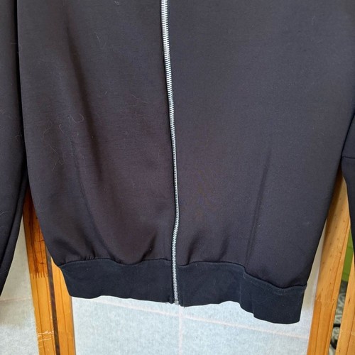 Black Bomber Jacket Boohoo US 8 Women's Sz Med/Large Lightweight Comfortable - Picture 3 of 10
