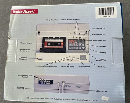 Radio Shack Emergency Message Telephone Dialer 49-433c - Picture 4 of 6