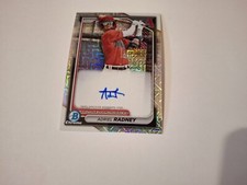 2024 Bowman Chrome Adriel Radney Mega Box Mojo Refractor Auto Diamondbacks