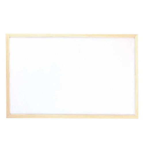 800 x 600mm White Dry Wipe Pine Board & Accessories-Ideal For Office Home School - Picture 4 of 8