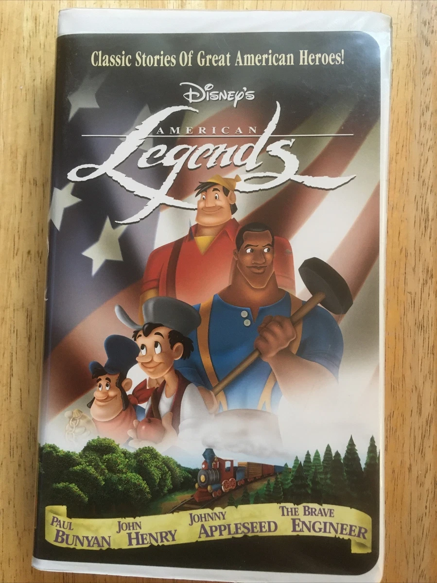 Disney s AMERICAN LEGENDS VHS Movie eBay