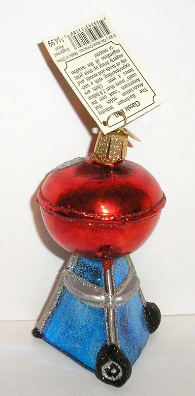 Old World Christmas Classic BBQ Grill Ornament - Thumbnail 3