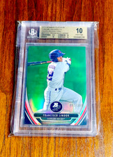 Francisco Lindor 2013 Bowman Platinum⚾⚾⚾BGS 10 PRISTINE⚾⚾Green Refractor SN#/399