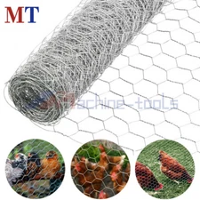 72" × 150' Galvanized Poultry Net - Metal Fencing / Chicken Wire 2" Holes