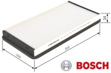 BOSCH 1987432200 Filter für Innenraumluft Innenraumfilter Filter für Porsche 