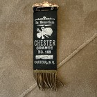 Patrons of Husbandry Chester Grange No.169 Ribbon Badge Pin Chester NH Memoriam — photo 2
