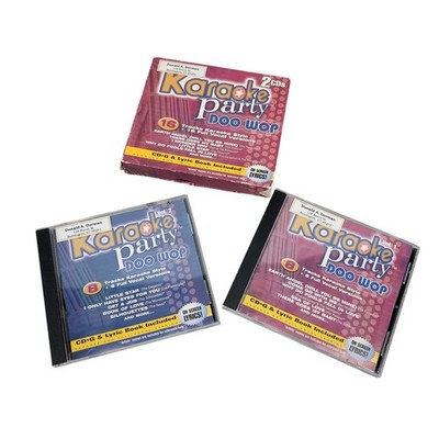 Karaoke Party Doo Wop 3 CDs Lyric Book Included Donald A Dorman Vol 1 Vol 2