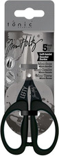 Tim Holtz Left Handed Scissors - 5 Inch Mini Snips with Micro Serrated Blade - L