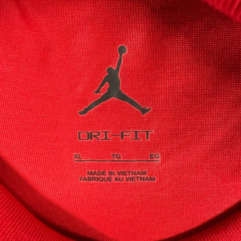 Camiseta sin mangas Jordan Sport para hombre XL roja Dri Fit Center Jumpman FN5856-687 Foto 3 de 4