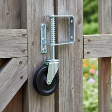 4-Inch Spring Loaded Gate Caster - Heavy-Duty Swivel Wheel for Smooth Operation