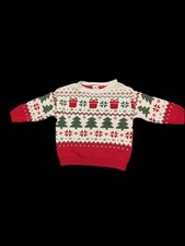 H M Kids Jacquard-Knit Christmas Sweater Size 6 Months NWOT