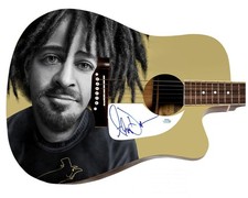Counting Crows Adam Duritz Signed Custom Graphics Photo Guitar ACOA