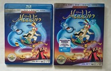 Disney Aladdin Blu-ray DVD Signature Collection Multi-Screen Movie No Code