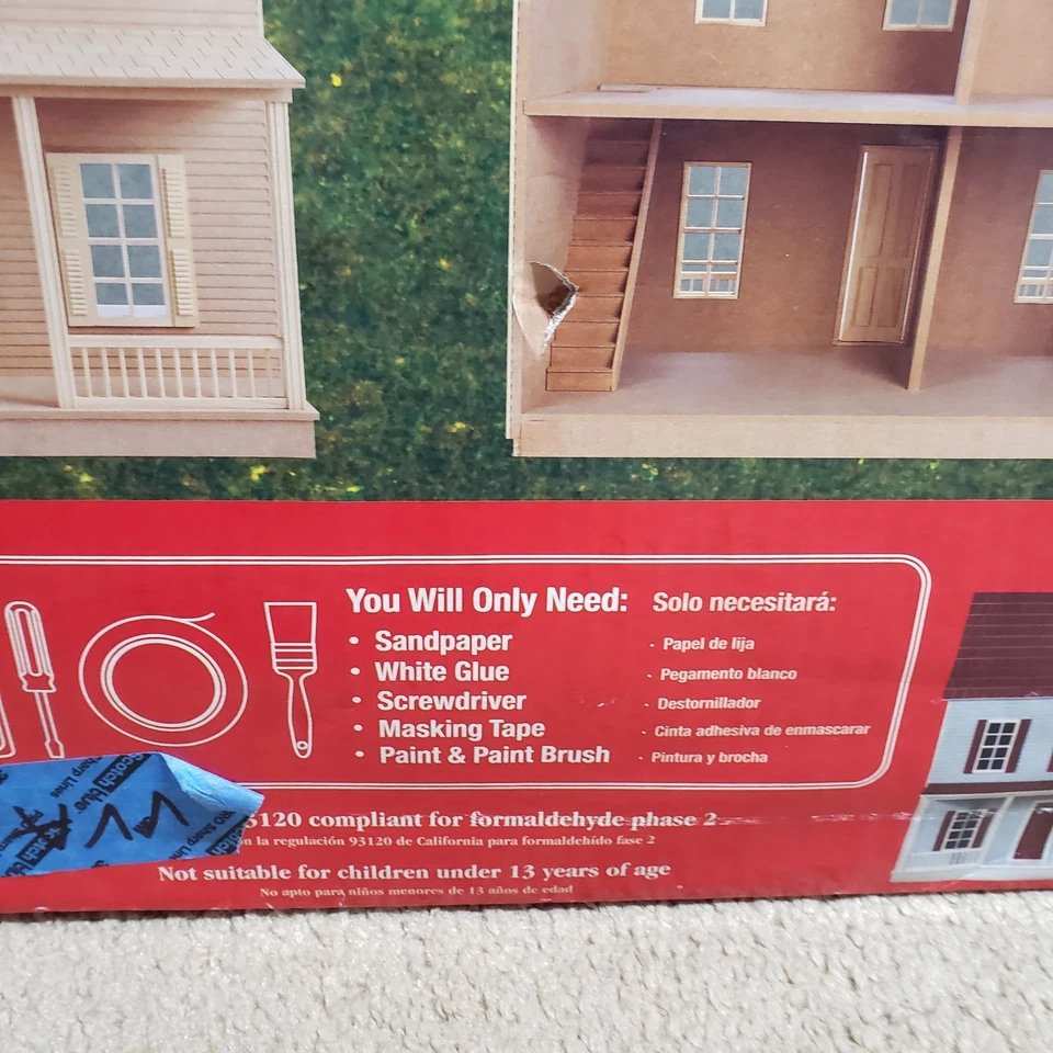 Real Good Toys QuickBuild Imagination House Kit de casa de muñecas de madera #6703100 NUEVO Foto 3 de 4