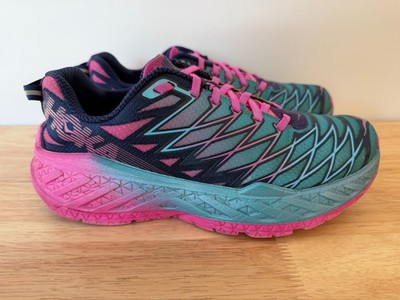 Hoka One One Clayton 2 Pink/Blue Running Shoes Sneakers 1014777 MBFBA Womens 8.5