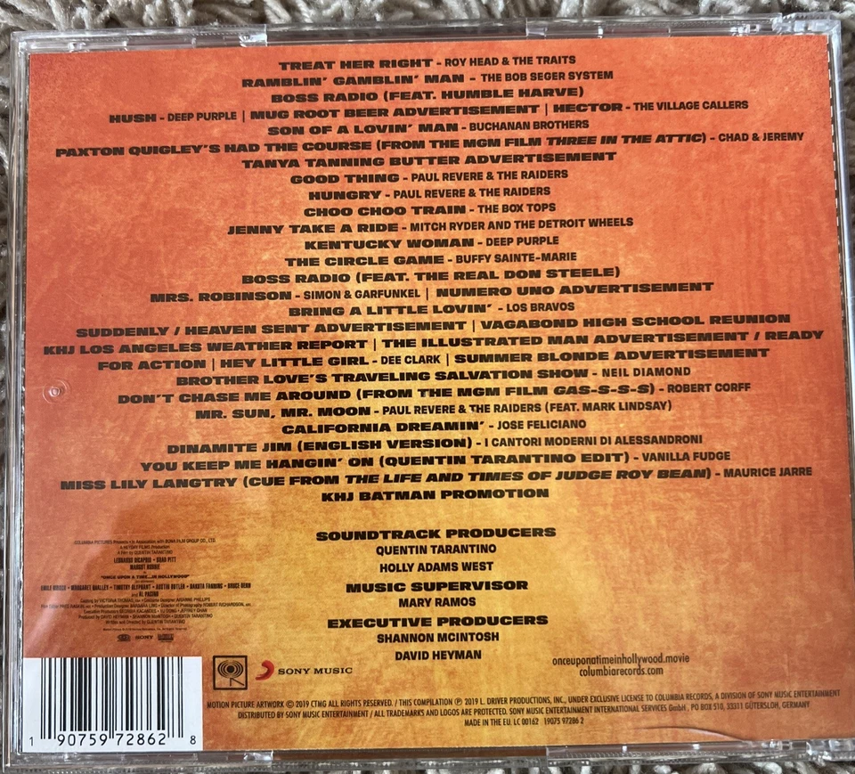 Quentin Tarantino’s Once Upon a Time in Hollywood - Soundtrack CD - Bild 2 von 3