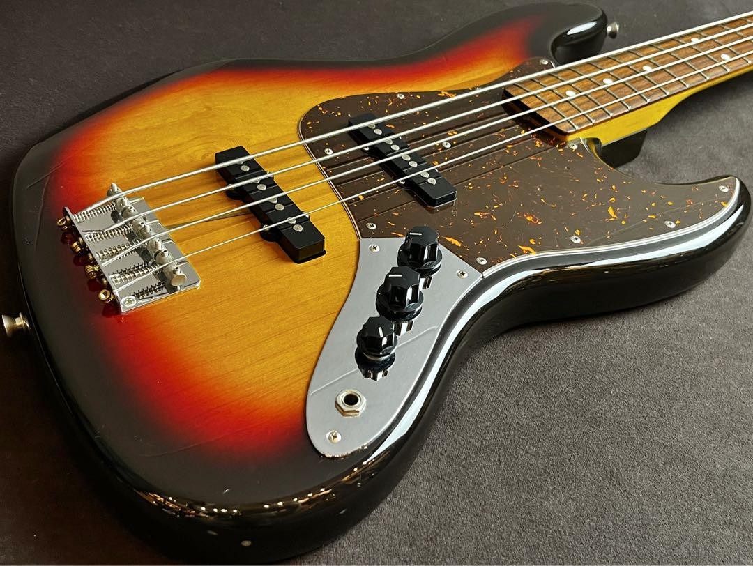 fender japan ジャズベース JB62 Fender Japan JB-62 '62 Reissue Jazz Bass Sunburst JB62 3-TS