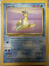 Pokémon TCG Lapras 25/62 Fossil English on eBay