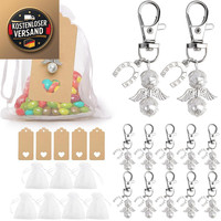 Gastgeschenke Hochzeit 30 StüCk Schutzengel AnhäNger Organza Beutel