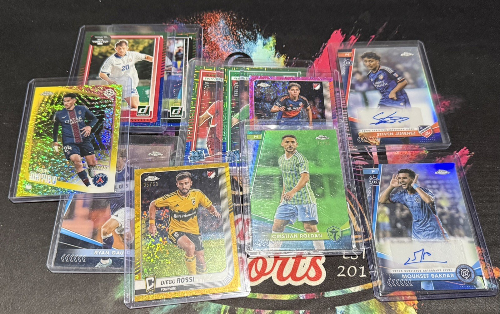Huge Soccer Lot - Inserts 9 #’d 2 Autos Silver Frame World Cup Refractors RCs 🔥 view 6