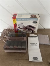 Vtg Vidal Sassoon Slim Setter 10 Rollers VS 371 Velvet Hair Curlers Clips TESTED