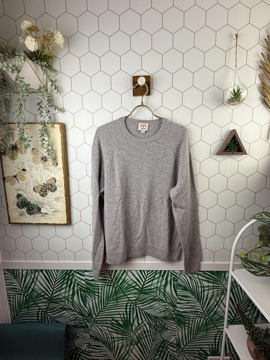 Brooks Brothers Red Fleece Men's 100% Lambswool Crewneck Sweater