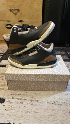 Air Jordan 3 Retro Desert Elephant Leather Suede Men's Low Top Sneakers