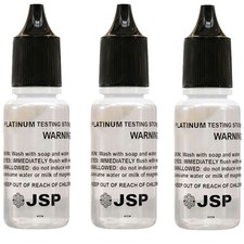 Set of 3 Platinum  Palladium Jewelry Test Testing Solution Tester Test Metal