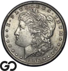 1896 Morgan Silver Dollar, Choice AU++, Nice Original Toning