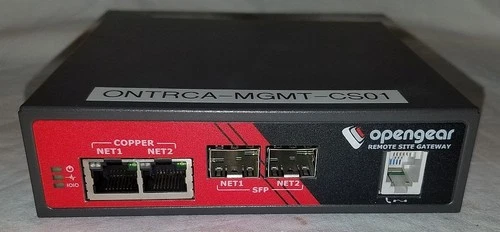 Open gear ACM7008-2 resilience gateway MISSING AC POWER ADAPTER / CABLES Used