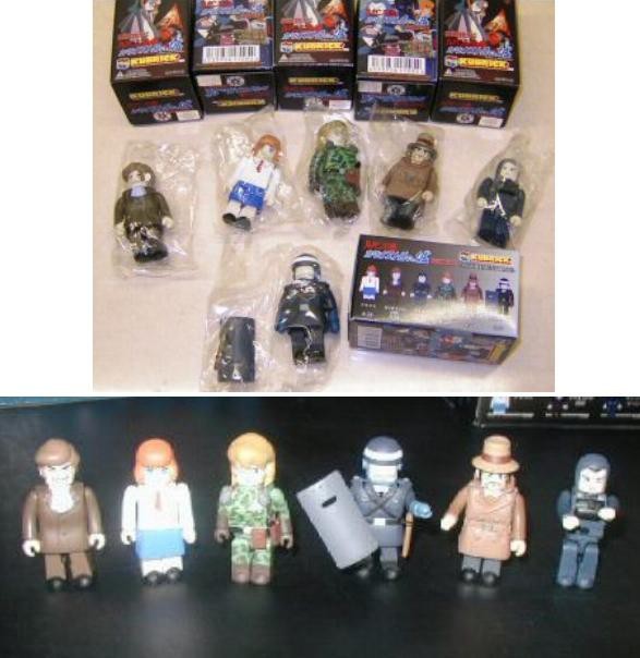 SELTENES Set 6 Figuren LUPIN Medicom KUBRICK Japan ZENIGATA FUJIKO JIGEN GOEMON Neuwertig