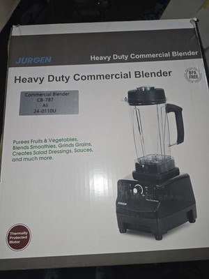 JURGEN BM-2000 Heavy Duty Commercial Blender with 68 Oz BPA-Free Jar,...