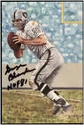 George Blanda Autographed Goal Line Art Card Oakland Raiders PSA/DNA 107077