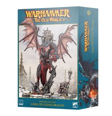   WARHAMMER OLD WORLD - WARRIORS OF CHAOS - LORD ON CHAOS DRAGON - NIB 