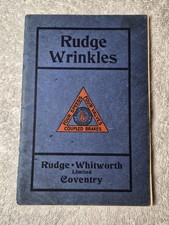 Rudge-Whitworth - Manual/Service - 1928 - original Buch